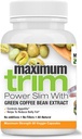 Maximální Slim Nejúčinnější Formulace Maximum Trim Garcinia CAMBOGIA s Green Coffee Bean Extract Všechny přírodní hubnutí, Appetite Suppressant & Fat Burner - Měsíční dodávka