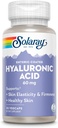 SOLARAY Hyaluronsyre tredobbelt styrke - Hud Elasticitet og Firmness Support - Plus C-vitamin - Lab Verified, 60 Day Money- Back Garanti, 30 Servere, 30 VegCaps