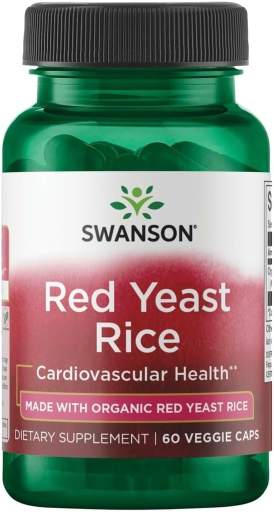 Swanson Organik Geleneksel Red Yeast Rice 600 Milligrams 60 Veg Capsules ile Yaptı