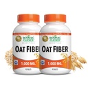 Botanic Choice Oat Fiber Supplement Digestive Support Regularity Pack of 2 | Dietary Formula for Women and Men; Gentle Daily Serving That Helps Maintain Gut Health, Wellness and Everyday Comfort