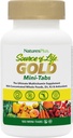 NaturesPlus Source of Life Gold Multivitamin - 180 Mini- Tabs, Pack of 2 - with Vitamins D3, B12 & K2 - Vegetarian & Gluten Free - 60 Total Servings