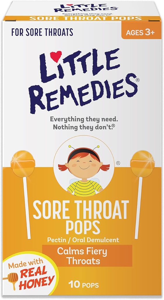 Little Reformation Sore Throat Pops, Made with Real Honey, 10 Counter (Pack of 1) 互联网档案馆的存檔,存档日期2007-03-02., pack of 1).