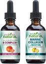 Why Not Natural Vitamin B Complex Liquid Drops and Marine Liquid Collagen for Hair, Skin and Nails