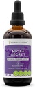 Tajemství kmene - Migra Secret, Bolest hlavy / Podpora migrény, Bylinný dodatek Blend Drops Alcohol- Free Liquid Extract (4 fl oz)