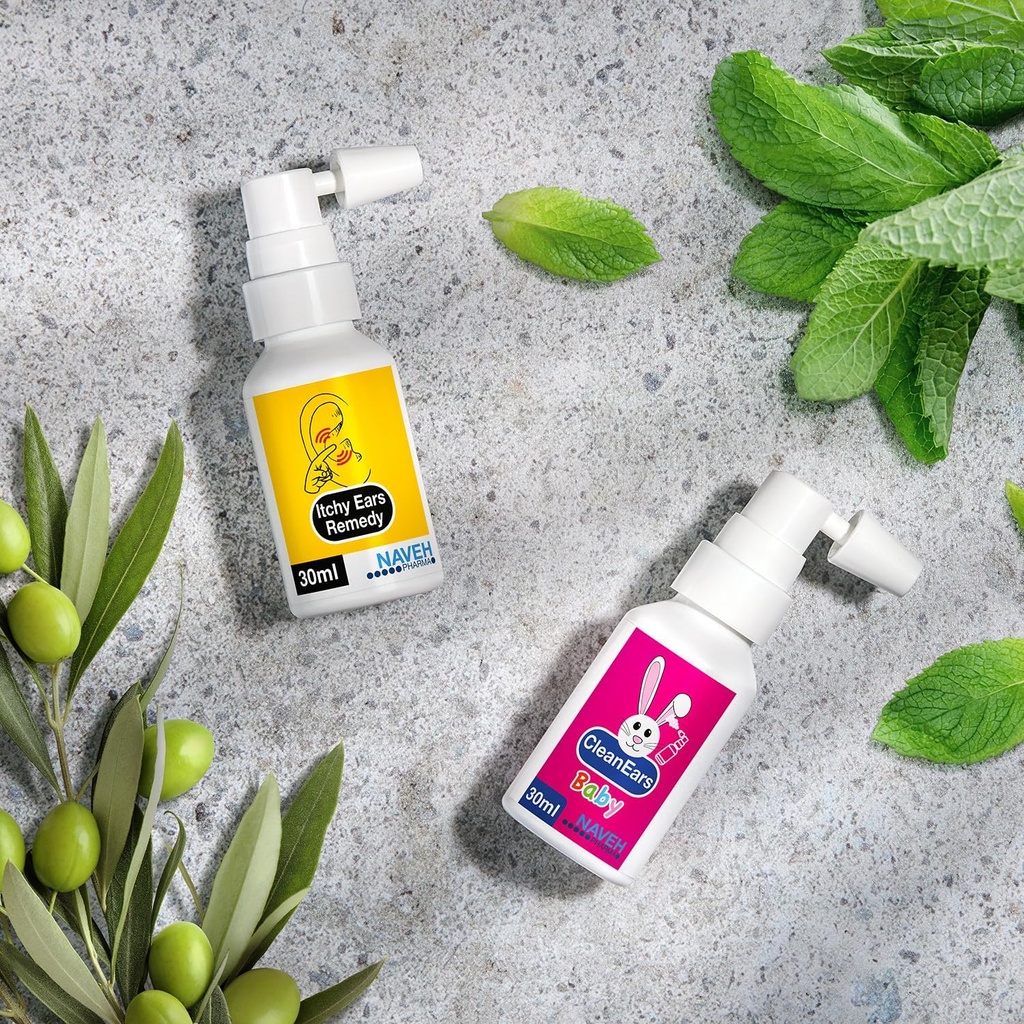 NppH PHARMA Tears Remedy Ear Cleaning và Itch cứu trợ (1f oz) + NABH PHARMA Cleanar Baby (1f oz)