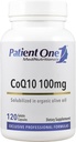 Patient One Coenzyme Q10 (CoQ10) 100 mg Antioxidant Supplement to Support Heart and Vascular Health* 
