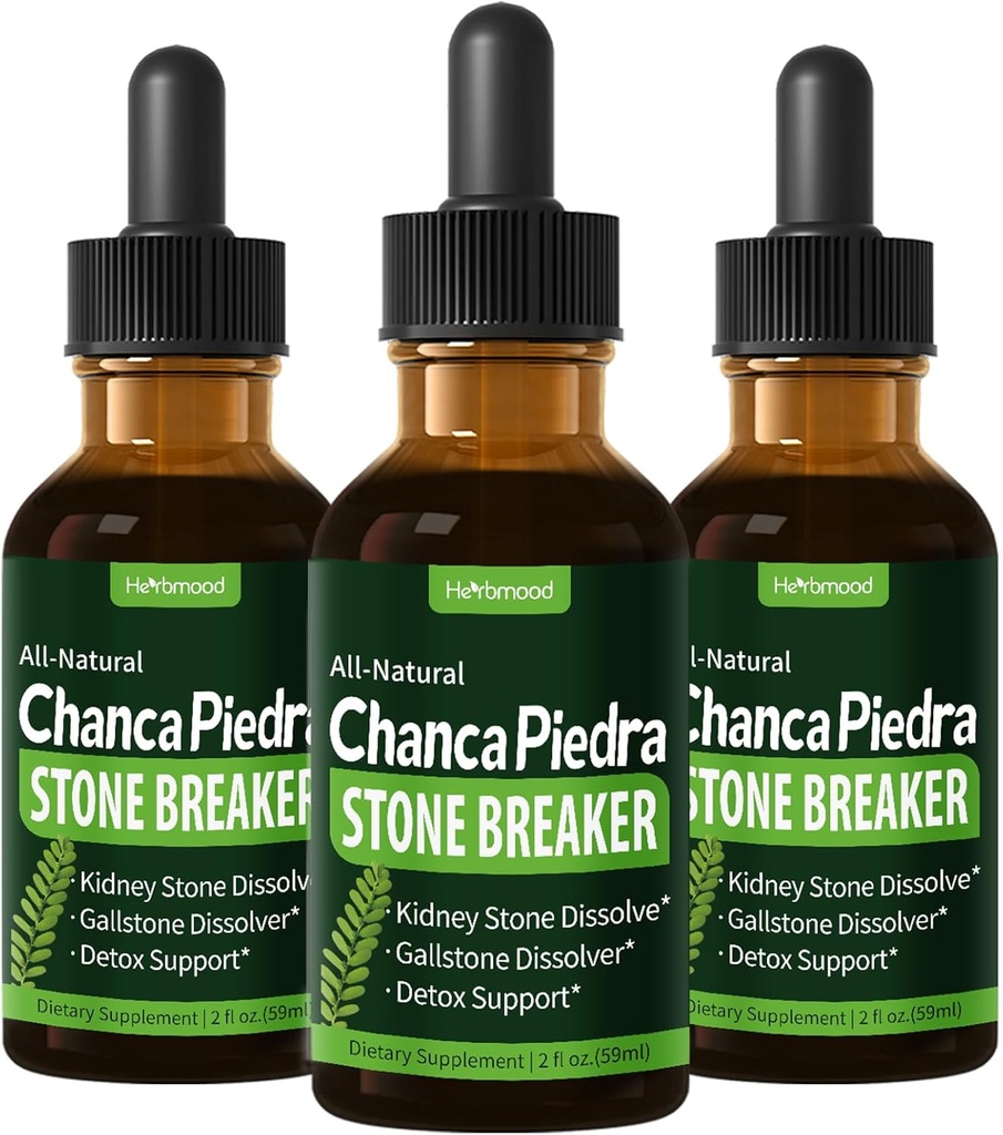 Stone Breaker Chanca Piedra Drops for Nerki Stones & Gallstone Dissolver, Horsetail Extract Nerki Cleanse Detox & Naprawa, Gotas de Cola de Caballo y ChancaPiedra para Los Riñones. 6 oz