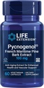 Life Extension Pycnogenol – francoski Pomorski Pine Bark Extract – Znanstveno raziskano zdravo staranje in Vaskularno zdravje dodatek – Ne-GMO, Gluten-free, Vegetarian – 60 kapsul