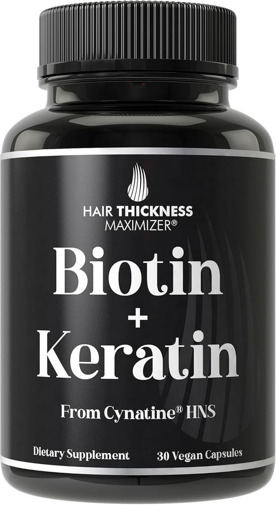 임상적으로 입증 Keratin + Biotin 머리 성장 보충교재. Cynatine HNS Keratin와 함께 임상적으로 두껍게, 더 건강한 머리. 여자와 남자를 위해. 최대 결과를 위한 Biotin 10000mcg로 강화하는