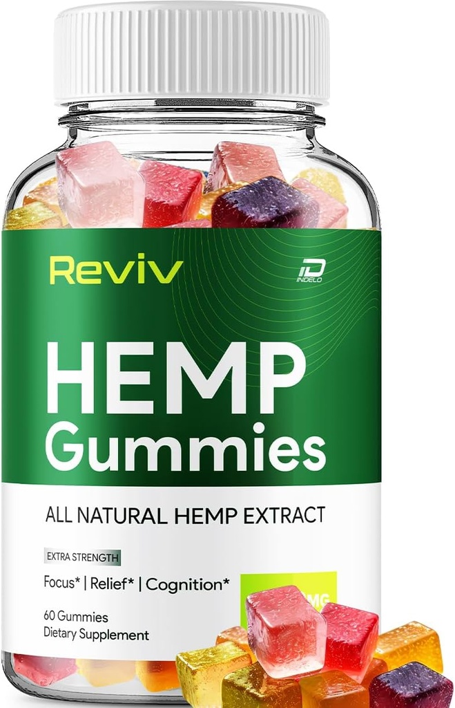 Revivencia Hemp - con Seed Extract RevivHemp Gummies Tinnitus Suplemento de herbas, Saúde e Benestar, All Natural Reviv Gummy (1 Pack - 60 Gummies)