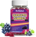 Quercetin Gummies 1200MG, Quercetin Gummies with Bromelain, Zinc Vitamin C, Quercetin supplement Gummies for Adult ' Kid, 60 Vegan Gummies