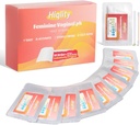 Faixas de teste de pH vaginal com esfregaços estéreis, tiras de teste de pH vaginal de saúde feminina Kits de testes de pH vaginal, equilíbrio de pH vaginal e teste de infecção de levedura, tiras de teste de BV embalados individualmente para mulheres, 10 sacos
