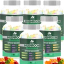 BIO VITICIICIA Muchate Gummies - 10 Muchroom Complex with Lion's Mane, Rayshi, Chadips, Cordisps & More - Felly Romeman Gamies - Not-GMO, Glutember-floped, Plan-Based – 6.