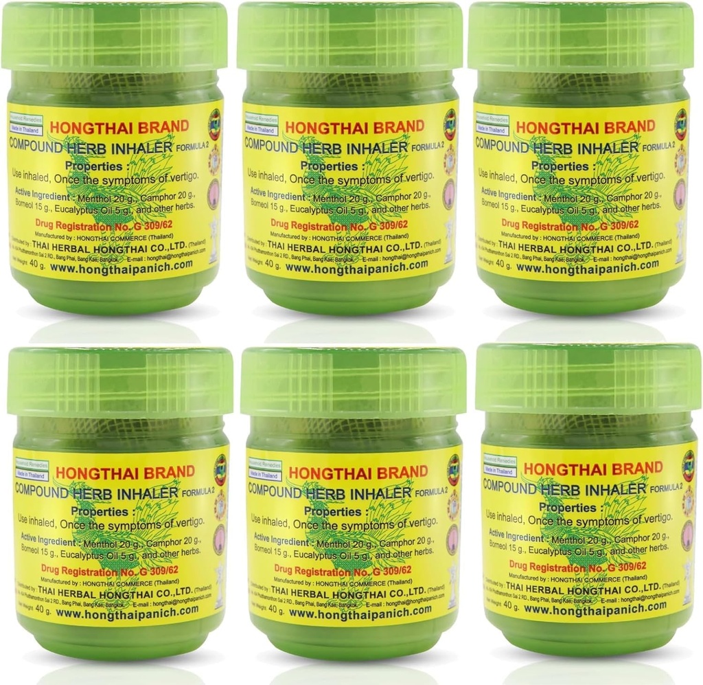 Hong Thai Traditional Thai 10G 6 Bottles