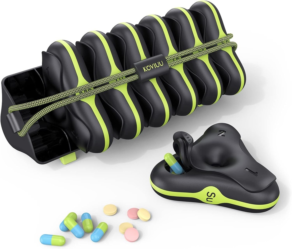 Katru nedēļu Pill organizētājs 3 reizes dienā, liels Travel Pill Box 7 diena, noņemams ikdienas Pill Case, Vitamīni Papildmedicīna Organizators Box, Pill konteineru turētājs