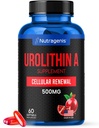 Urolithin A 补编 500mg - 60 Softgel - 高级细胞更新和生命力 - 增强肌肉力量的Mitoceutical - 在美国制造