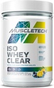 MuscleTech Whey Protein Powder Clear Whey Protein solate Whey Isolate Protein Powder untuk Perempuan & Men Clear Protein Minum 22g Protein, 90 Calories Lemon Berry Blizzard, 1.1lb (19 Pelayan)