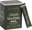 Fleur Marche Green Machine Super Greens Powder Packets - Organic Greens, Fruit & Probiotics - Superfoods for Digestion, Energy, Microbiome Support & Detox - On-The-go Green Juice - 14 Packets