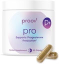 Proov - Pro - Progesterone 생산 촉진 - 여성 호르몬 균형 - Fertility & Menopause 지원 - Vitex, Ashwagandha, Maca - 초본 보충 - 30 캡슐 - 2 개월 공급