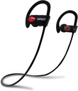 Headphone Bluetooth Senso, Earbuds Olahraga Nirkabel Terbaik w / Mic IPX7 Waterproof HD Stereo Speatproof Earphones for Gym Running Noise Cancelling Earphone Noise Cancelling Headsets
