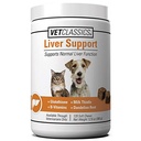 Liver Support Pet Health Supplement for Dogs & Cats - 120 Ct | Cats, Liver Functions, B-Vitamins, Glutathione, Milk Thistle, Soft Tablets, 120 Soft Chews