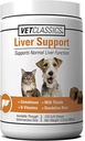 Vet Classics Liver Support Pet Health Supplement für Hunde, Katzen – Liver Functions – B-Vitamine, Glutathione, Milchdistel – Soft Tablets, Chews – 120 Soft Chews