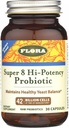 Flora Super 8 Hi Potency Probiotics 30 Count - Healthy Yeast Balance & Digestive Health - для мужчин и женщин - 42 миллиарда CFU, Raw, Gluten Free - до 1 месяца поставки