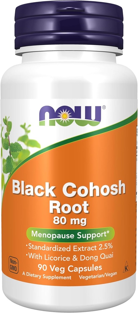 Ara suplementaris, Black Cohosh Root 80 mg amb Licorice i Dong Quai, 90eg Capsules