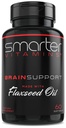 Smarter Brain Support Nootropic Supplement, Made with Alpha-GPC, L-Tyrosine & Acetyl L-Carnitine ALCAR, Flaxseed Oil, ALA DHA, 60 Softgel Energy Pills