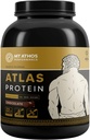 Atlas Chocolate Protein Powder | Goat Milk Whey with Casein Protein | 22 g Protein per Serving | Chocolate | 28 Servings