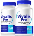 (2 Pack) Vivalis Pro Pills - Prémium Férfi Képlet a gyors hatású energia, Endurance, és teljesítmény, Vivalis Pro kapszula egy aktív & kiegyensúlyozott életmód, Hivatalos Viva Lis Pro (120 kapszula)