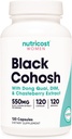 Nutricost Black Cohosh для жінок 660mg, 120 Капсули - з Дон Куай, DIM і Chaste Berry, Veggie Caps, Non-GMO, клейковини безкоштовно