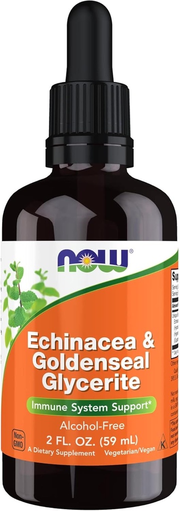 ปัจจุบัน Foods Supples, Echinacea & Goldencerite with Ploper, Immumun System *, 2-Ounce