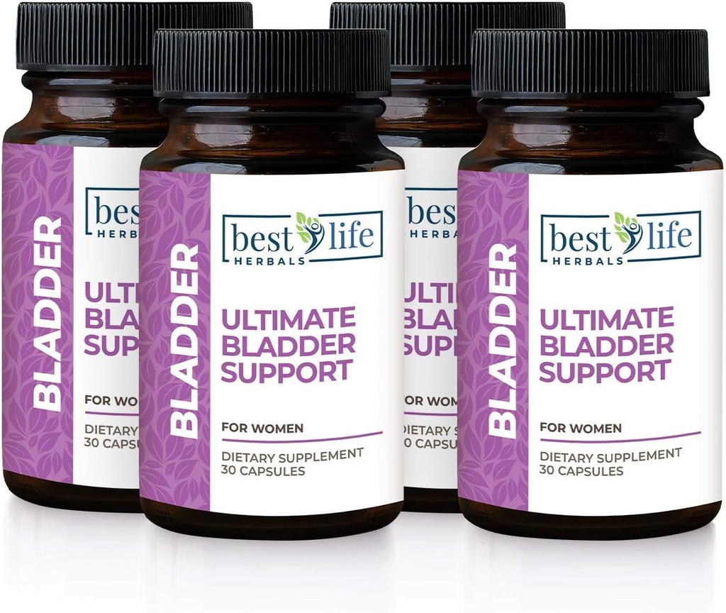 Ən yaxşı Life Herbals Qadınlar Ultimate Bladder Support və Incontinence, Leakage, və Overactive Bladder - 4 Şüşə