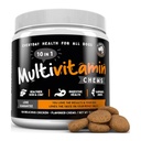 Finest For Pets Multivitamin Dog Supplement – 10 in 1 with Omega Fish Oil & Glucosamine for Improved Joint & Skin Support, Gut, Digestion & Immune Everyday Health (120 Chewable Treats)