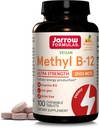 Jarrow Formulas Ultra Strength Methyl B-12, диетическая добавка для производства клеточной энергии, 100 таблеток с тропическим вкусом, до 100 дней поставки