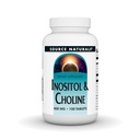 Source Naturals Inositol & Choline, Supports Healthy Nerve Function* - 800 mg -100 Vegetarian Tablets