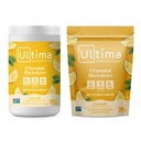 Ultima Replenisher Electrolyte Powder Drink Bundle - Sugar Free - Lemonade, 90 Serving Canister og 20 Stickpacks - 6 Electrolytes and Minerals - Keto Friendly, Vegan, Non- GMO