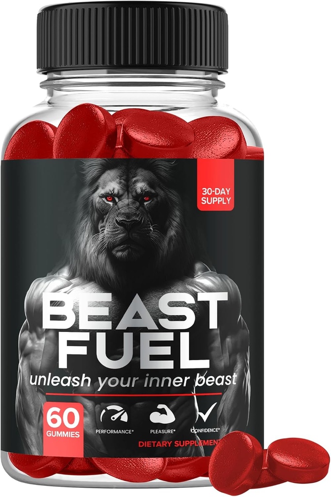 Nutravia Beast Gummies Καύσιμα - BeastFuel Boost συμπλήρωμα απόδοσης Formula Booster (60 Gummies)