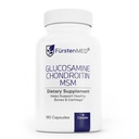 FürstenMED® Glucosamine 1710mg + Chondroitin 1200mg + MSM 1710mg + Vitamin C, High-dose Supplement 4-in-1 Complex 180 Capsules for Joint Health, Flexibility & Mobility Support