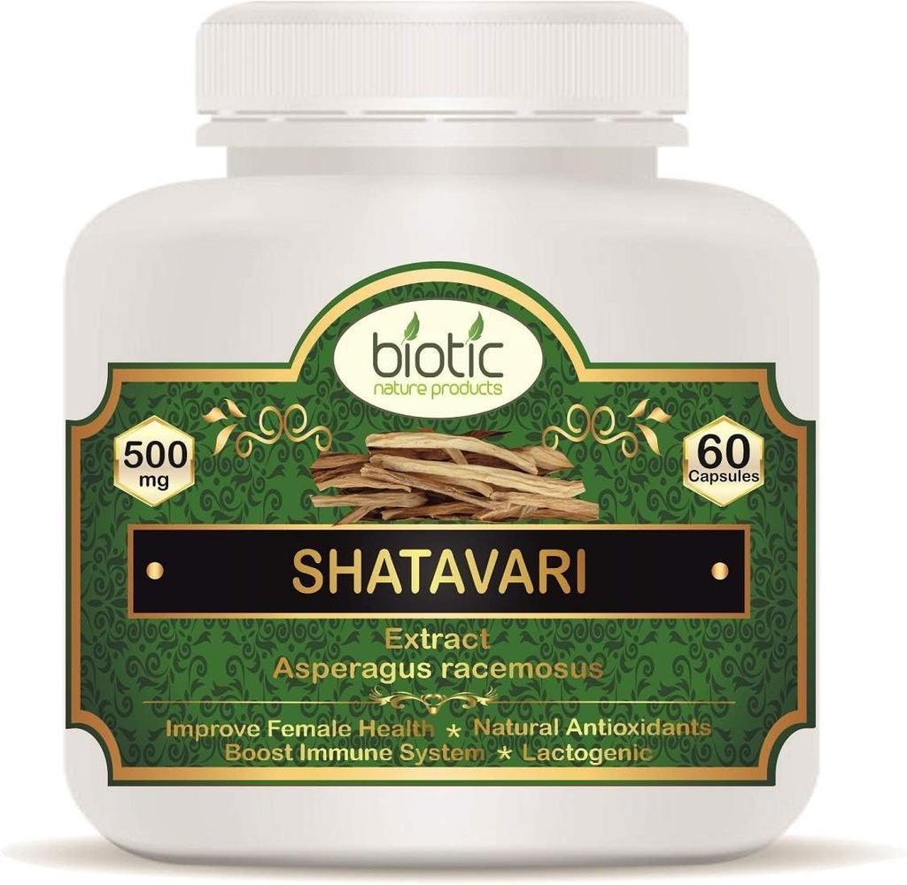 Generiska KEN Shatavari kapslar 500mg - 60 Veg kapslar