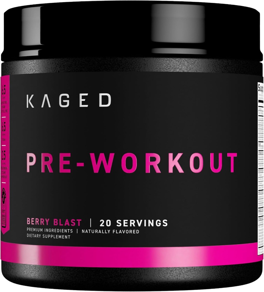 Kaged Original Pre Workout Promote 124; Berry Blast