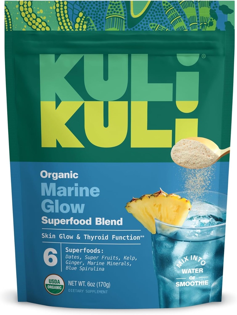 Kuli Kuli 有机海洋Glow 超级食品混合物,6 OZ