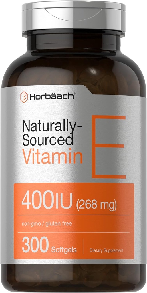 Horbäach-vitamiini E Softgel-kapselit ... 400 iu... 268 mg... 300