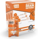 Cover Three Brain Defense Omega 3 Ulei de pește, supliment nutritional creier cu Curcumin, Uridină, Omega Omega Olice Olega 3 DHA lichid DHA EPA, Suplimentul Nootrop pentru sportivi