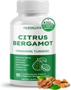 Citrus Bergamot 9-in-1 Fórmula - con Cinnamon Turmeric Odorless Garlic, Olive Leaf, Artichoke - feito e probado en Estados Unidos