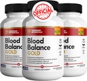 Balanceamento de Sangue Botânicos Guardiões Todas as Fórmulas Naturais para Manter Níveis Saudáveis, Fórmula diária de Força Máxima, Balanço de Sangue Avaliações (3 Pack - 180 Cápsulas)