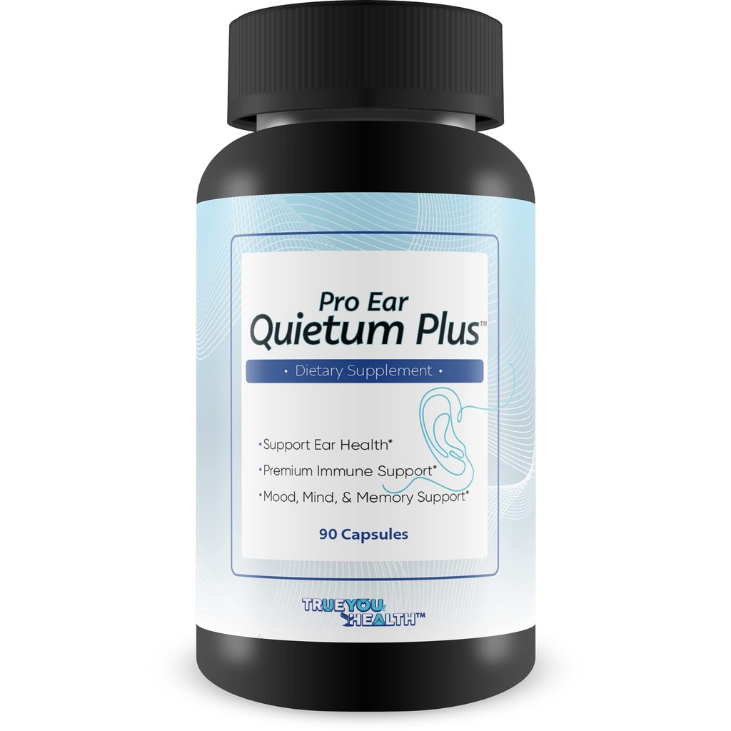 Pro Ear Quietum Plus - Natural Ear Support Supplement to Promote Health Auditory System - Aid Inner Ear & Middle Ear Health - Support Reduced Ear Ringing & Buzzing - Hearing Soundful Daily