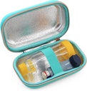 CASEMATIX Asthma Inhaler Case Fits Inhaler Spacer Felnőttek, Maszkok, Inhaler Holder és több - Compact Size Fits 6.25 "Maximum, tartalmazza ASTHMA EST CSAK