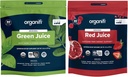 Organifi Green Juice ja Red Juice Bundle - 30 päivän tarjonta - Herkullinen, Virkistävä Luomu Superfood Supplement Powder kanssa antioksidantteja energian ja stressin Relief Support - Ei GMO, Gluteeni tai soija